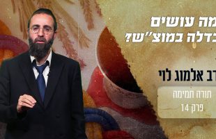 למה צריך לעשות הבדלה במוצאי שבת?