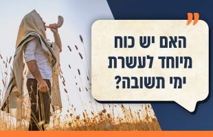 האם יש כוח מיוחד לעשרת ימי תשובה? | הלכה למעשה | תכנית 123