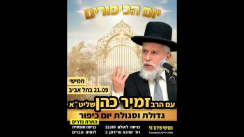 הרב ברוך רוזנבלום – פרשיות האזינו תשפ,ד – Parasat Aazinu 2023