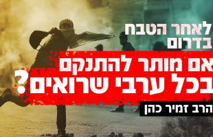 לאחר הטבח בדרום – האם מותר להתנקם בכל ערבי שרואים? – הרב זמיר כהן בהדרכה חשובה – עם כתוביות בעברית